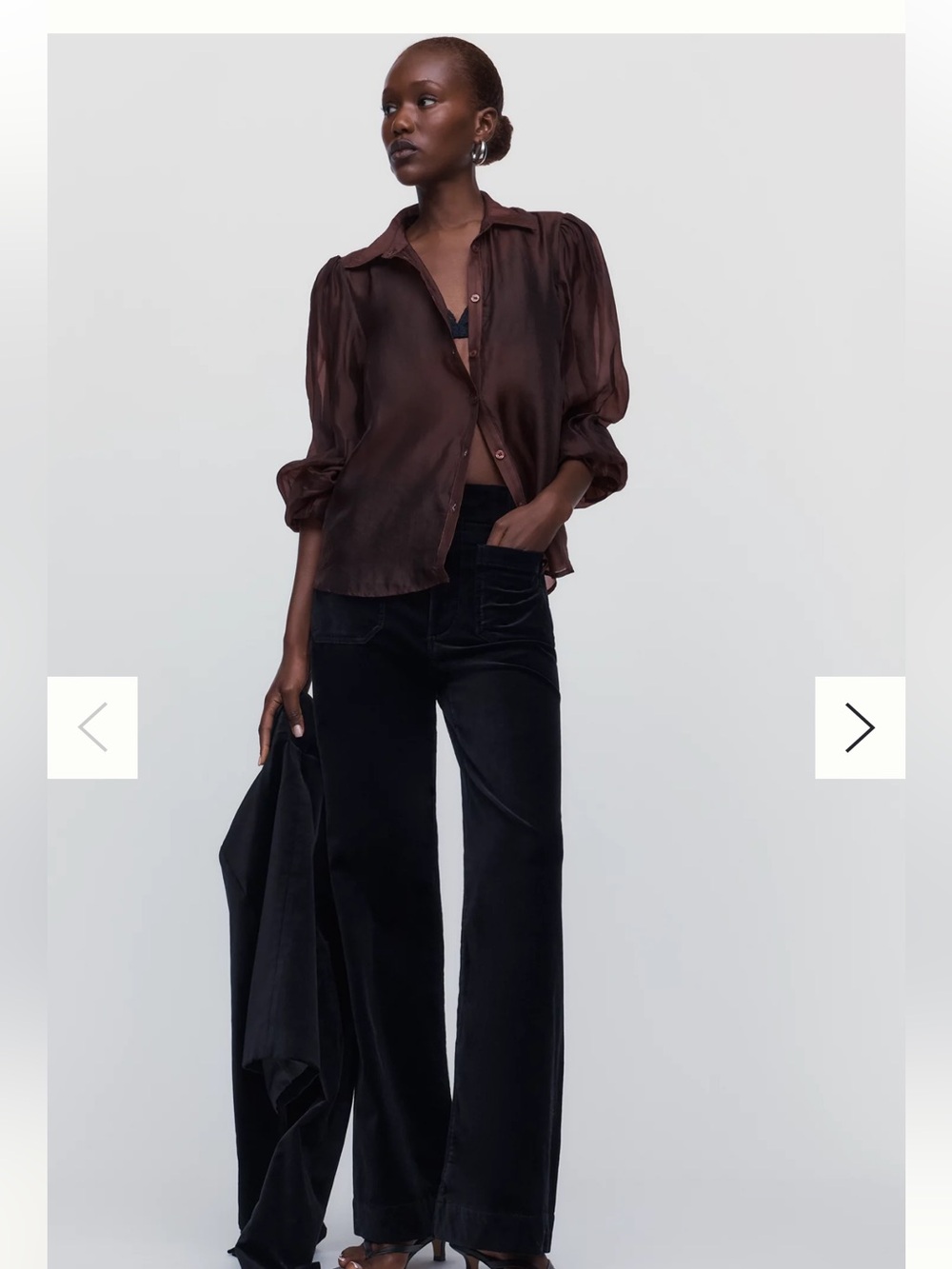 MAEVE by ANTHROPOLOGIE “COLETTE” WMNS BLACK VELVET PANTS HOLIDAY DRESSY SIZE 27